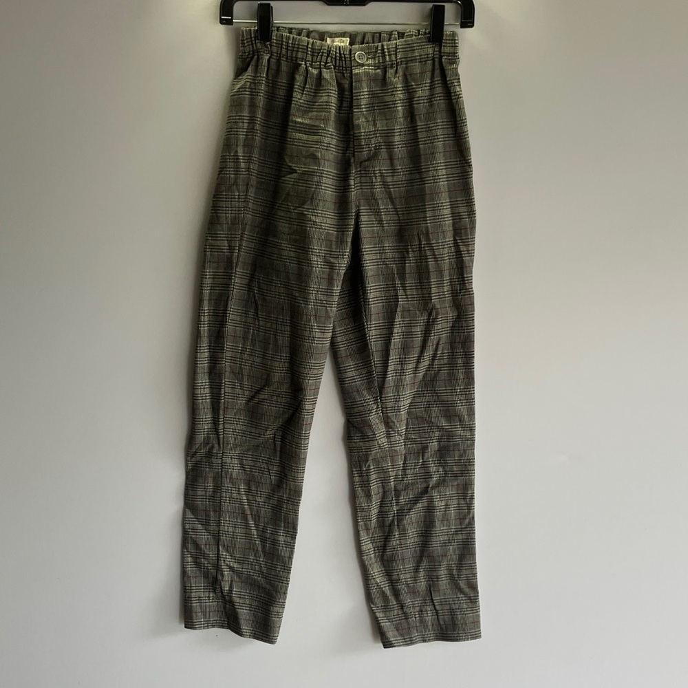 Men's Plaid Pants - Gray